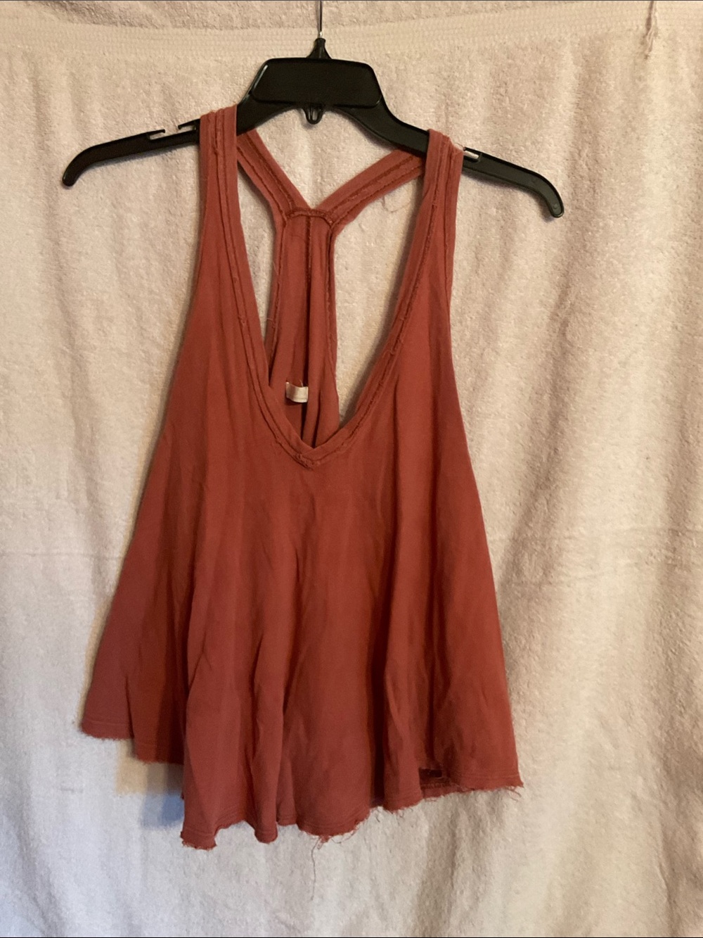 Free People Rust Red Racerback Tank Top - Picture 4 of 4